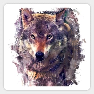 Wolf art #wolf Magnet